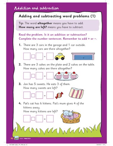Addition and subtraction worksheet - FREE Primary KS1 teaching ...