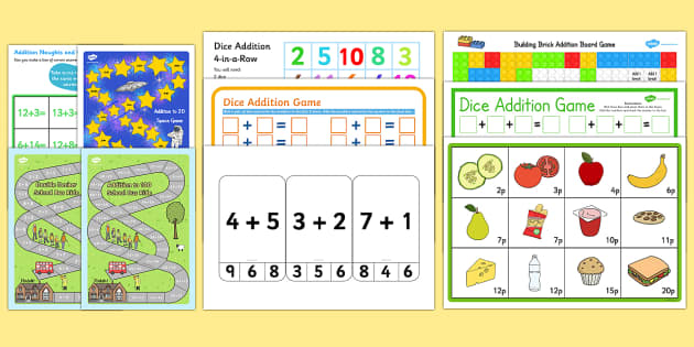 addition worksheet ks1 with