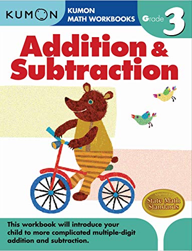 Grade 3 Addition &  Subtraction (Kumon Math Workbooks) - Kumon ...
