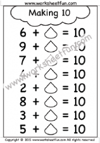 Addition - Making 10 / FREE Printable Worksheets - Worksheetfun