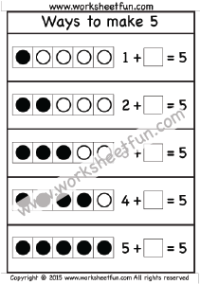 Addition - Ways to Make a Number / FREE Printable Worksheets ...