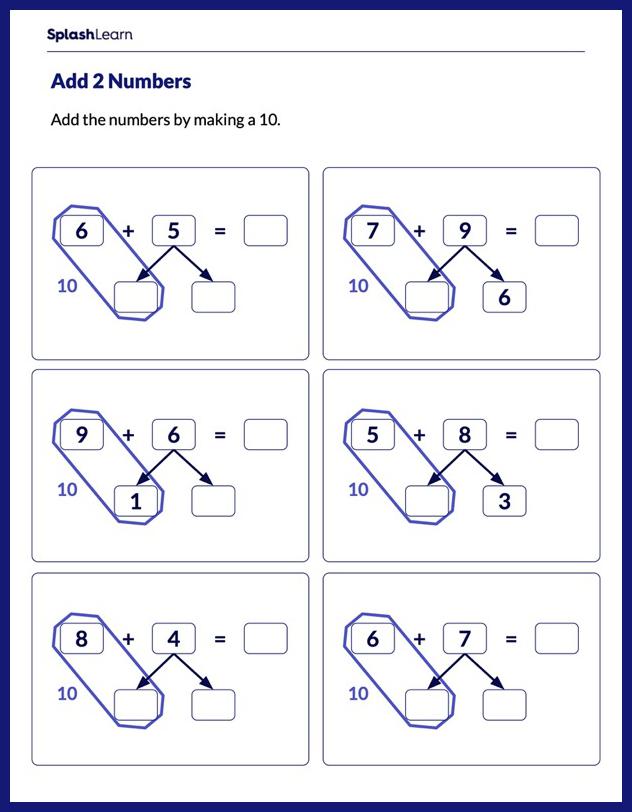 Make 10 Strategy Worksheets for Kids Online - SplashLearn