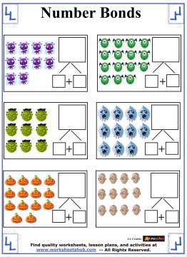 addition worksheet number bonds