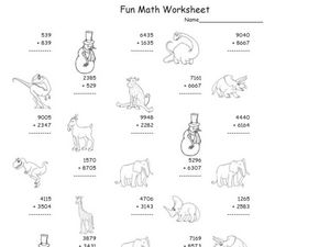 Super Hard Addition Worksheet 32 Worksheet for 2nd - 3rd Grade ...