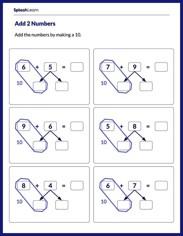 Make 10 Strategy Worksheets for Kids Online - SplashLearn
