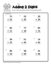 addition worksheet up to 50