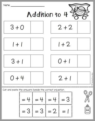 Addition to 10 by Teaching Trove | TPT