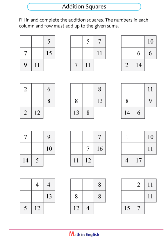 Printable primary math worksheet for math grades 1 to 6 based on ...