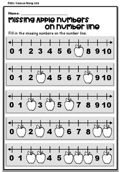 addition worksheet with number line for kindergarten