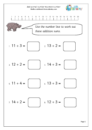 Addition Year 1 (aged 5-6) - URBrainy.com