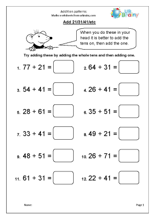addition worksheet year 3 free