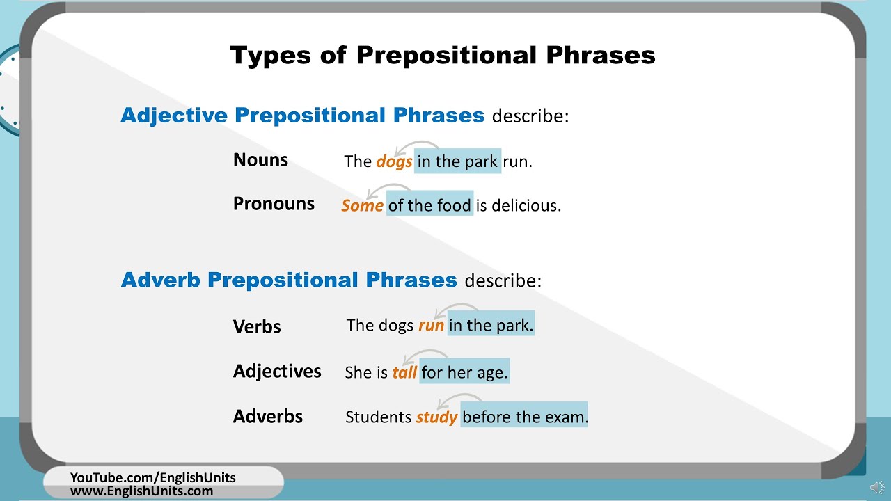 adjective and adverb phrases worksheet