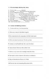 adjective clause activities - ESL worksheet by nazmiye