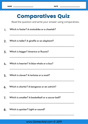 adjective worksheet for middle school
