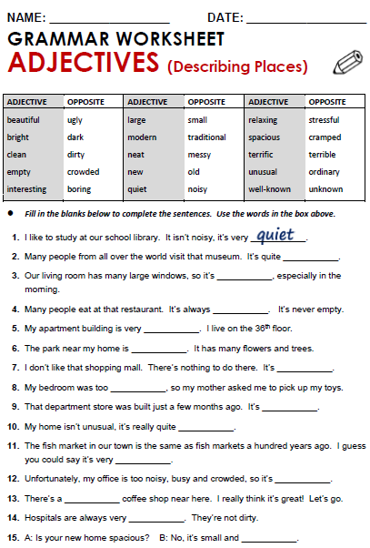 Adjectives and Adverbs - All Things Grammar
