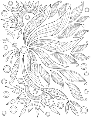 adult coloring worksheet