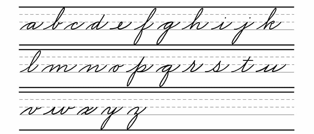 adult handwriting worksheet