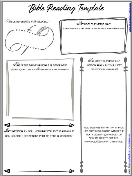 adult home bible study worksheet