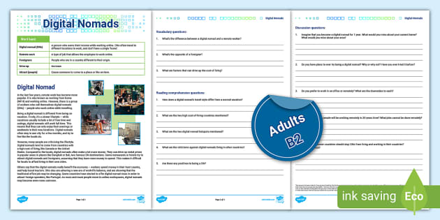 adult literacy worksheet