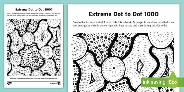 Extreme Dot-to-Dot Activity - Count to 1000 (teacher made)