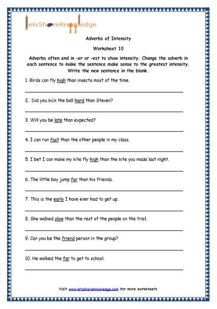 adverb of time worksheet grade