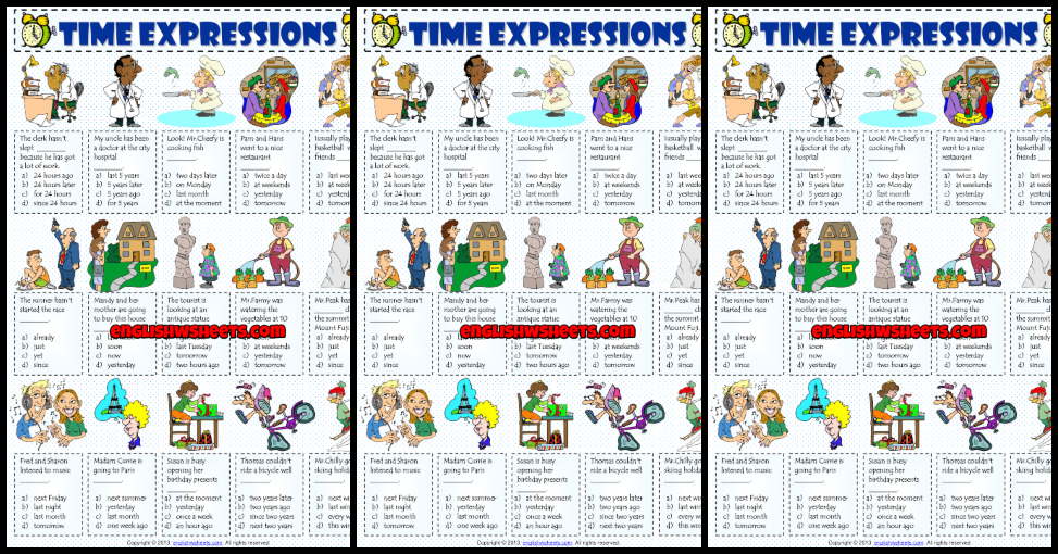 adverb of time worksheet grade