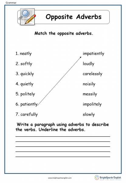 adverbial noun worksheet