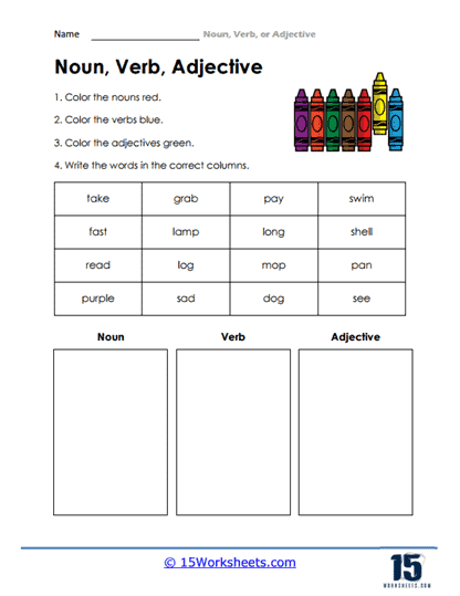 adverbial noun worksheet