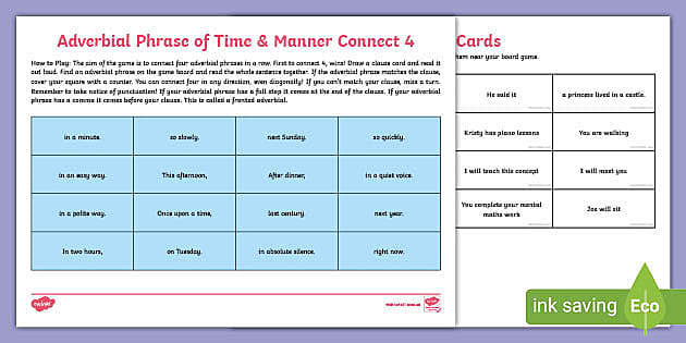 Adverbial Clause Exercises PDF | Primary Worksheets - Twinkl