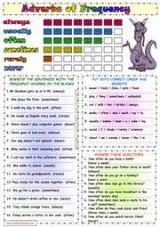 adverbs of frequency worksheet