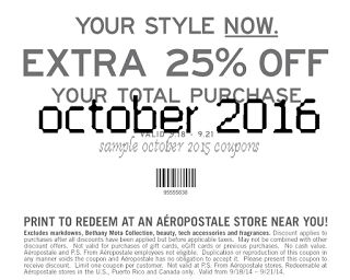 aeropostale outlet printable coupons