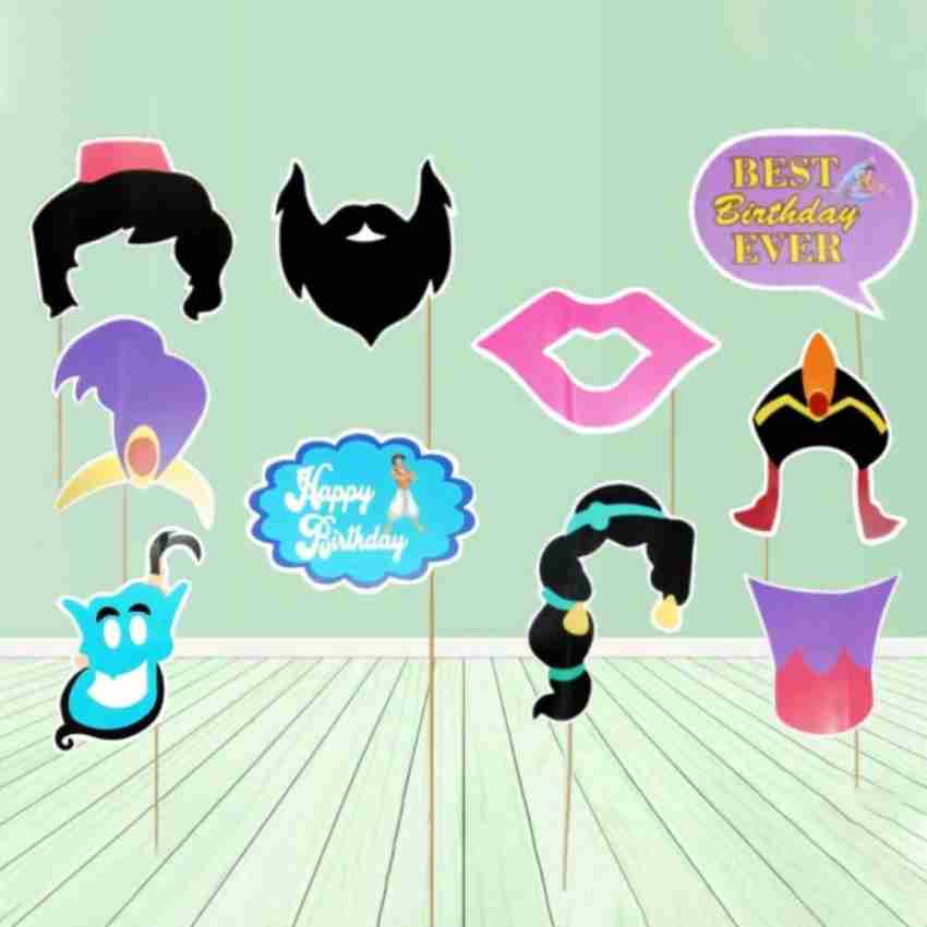 aladdin photo booth props printable