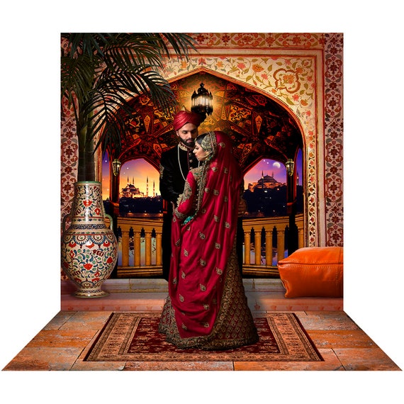 Arabian Aladdin &  Jasmine Prom Dress Party Decorations Photo Booth ...