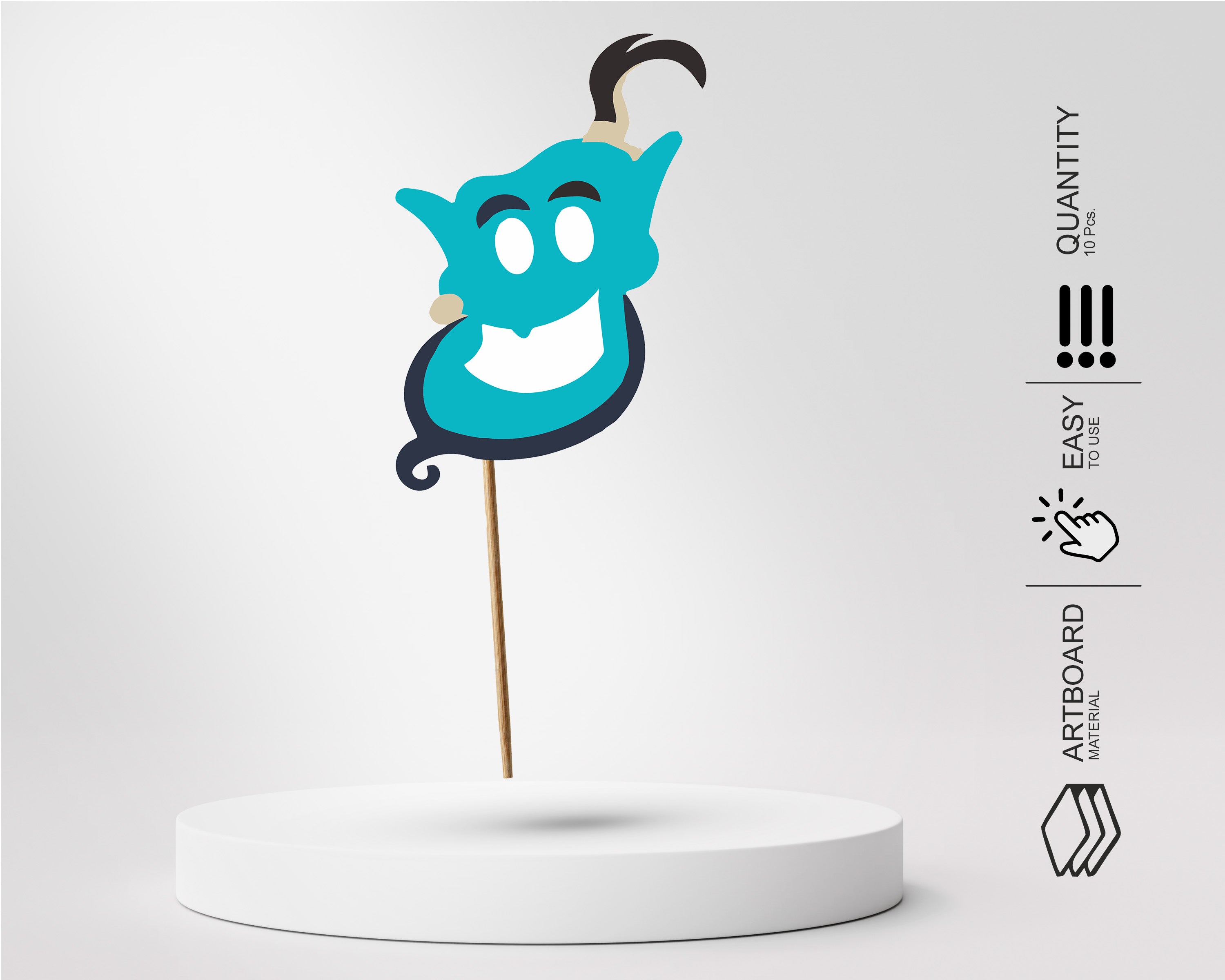 aladdin photo booth props printable