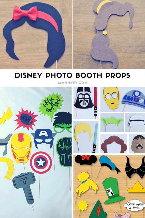 aladdin photo booth props printable
