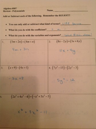 algebra 1 worksheet 3 6 answers