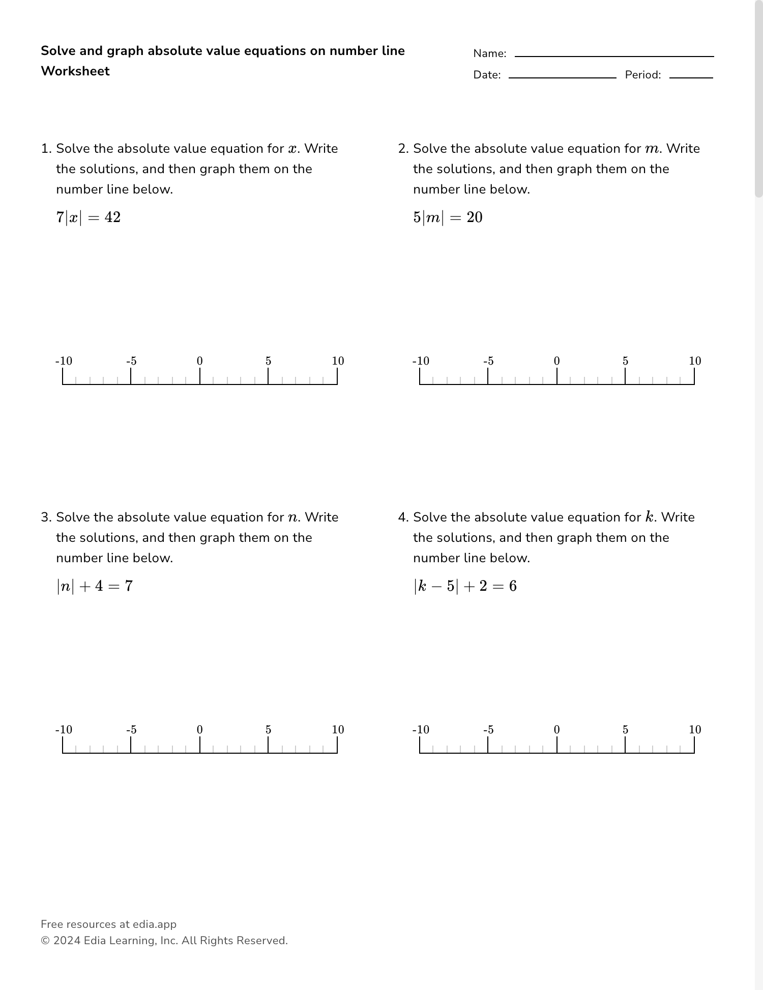 Edia | Free math homework in minutes