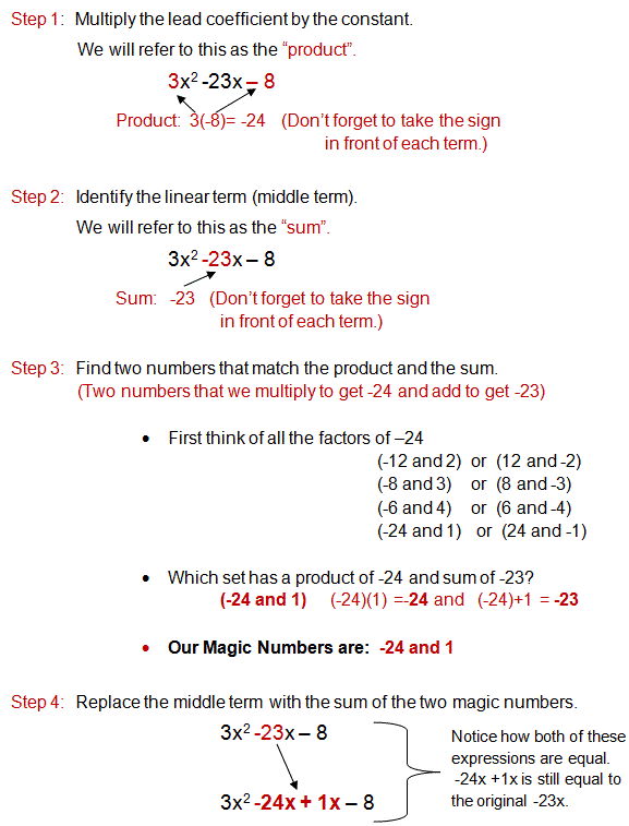 algebra 2 factoring trinomials worksheet