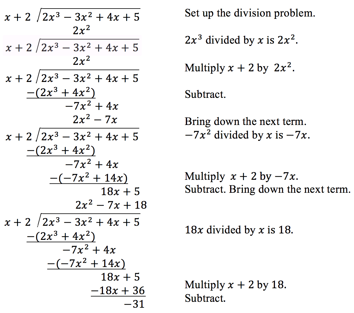 Polynomial Long Division | College Algebra