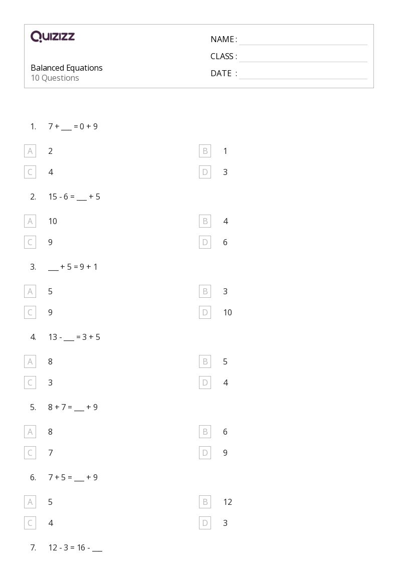 algebra 2 systems of equations worksheet