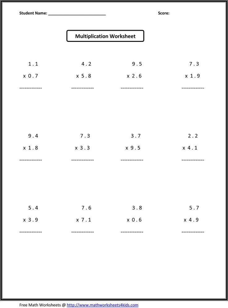algebra 6th grade worksheet