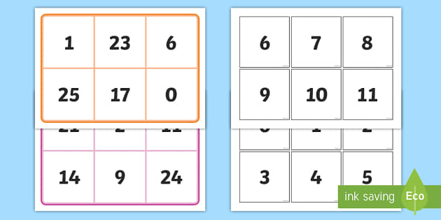 Maths Bingo Games for KS1 | Year 1 &  Year 2 Activity