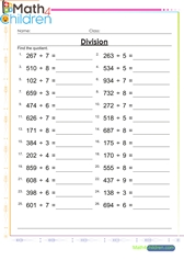 6th grade math worksheets | grade 6 math worksheets pdf