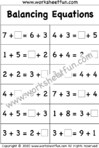 Algebra / FREE Printable Worksheets - Worksheetfun