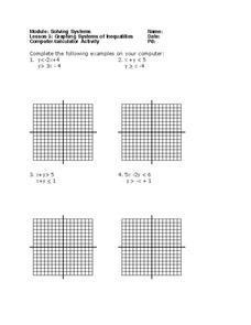 Systems of Inequalities Worksheet for 8th - 12th Grade | Lesson Planet