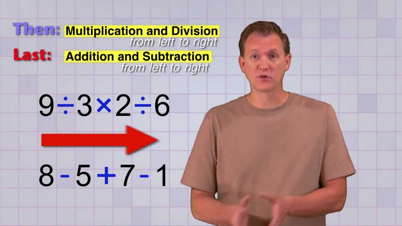 algebra order of operations
