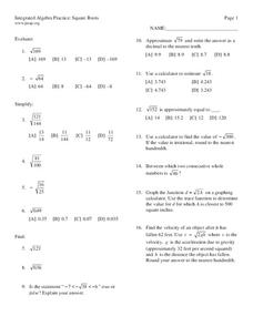 algebra practice worksheet