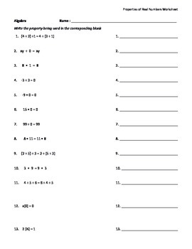 Easy distributive property worksheet worksheets library