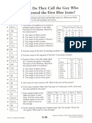 StatisticsPizzaz PDF | PDF