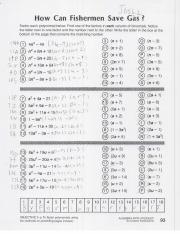 algebra with pizzazz worksheet 93